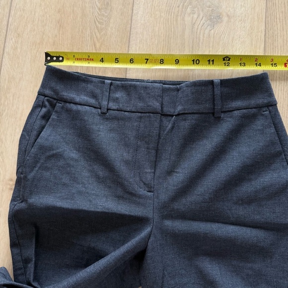 Talbots Luxe‎ Stretch Slim Leg Career Trousers Polished Denim Navy Women’s 4 NEW - Picture 9 of 11